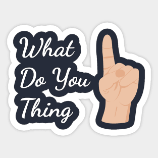 Think of Something Sticker